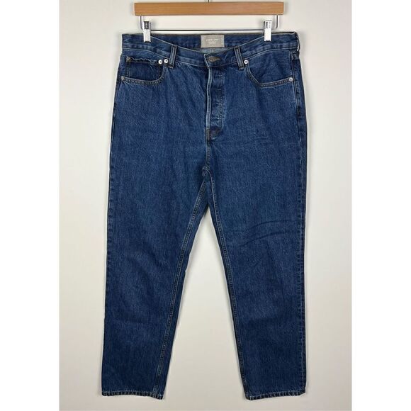 Everlane Everybody Jean Button Fly Dark Wash Jeans size E8 / women’s 31 - Picture 5 of 13